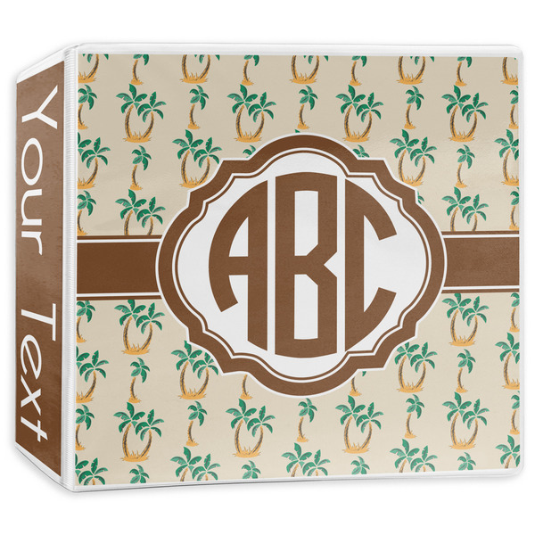 Custom Palm Trees 3-Ring Binder - 3 inch (Personalized)