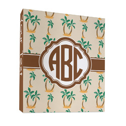 Palm Trees 3 Ring Binder - Full Wrap - 1" (Personalized)