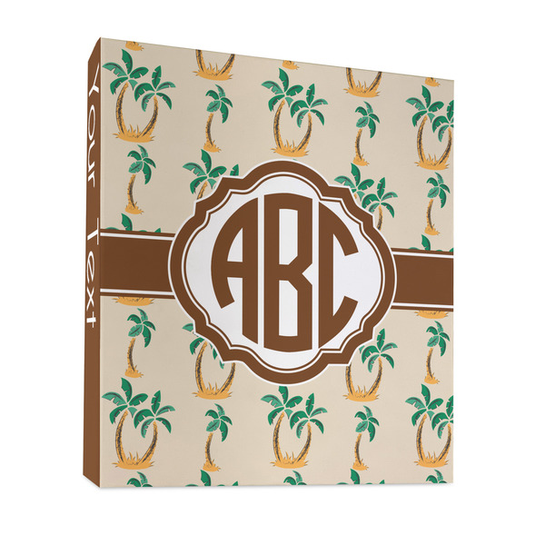 Custom Palm Trees 3 Ring Binder - Full Wrap - 1" (Personalized)