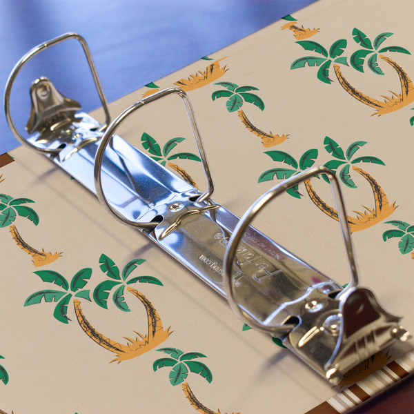 Palm Trees 3 Ring Binders - Full Wrap - 2" - DETAIL