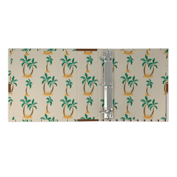 Palm Trees 3 Ring Binders - Full Wrap - 2" - OPEN INSIDE