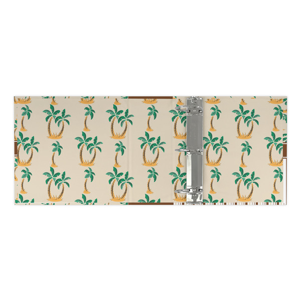 Palm Trees 3 Ring Binders - Full Wrap - 3" - OPEN INSIDE