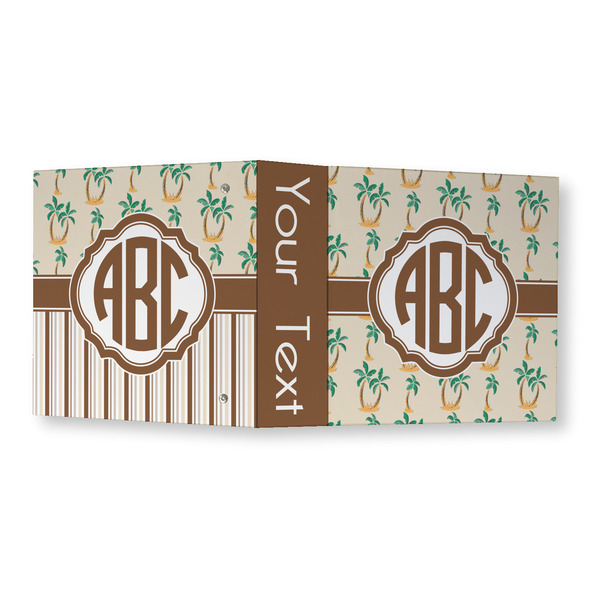 Palm Trees 3 Ring Binders - Full Wrap - 3" - OPEN OUTSIDE