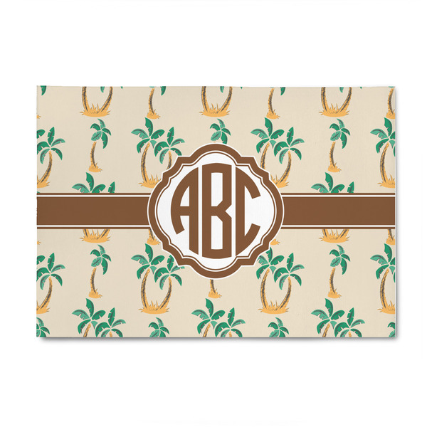 Custom Palm Trees 4' x 6' Indoor Area Rug (Personalized)