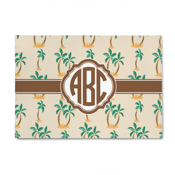 Custom Palm Trees 4' x 6' Indoor Area Rug (Personalized)