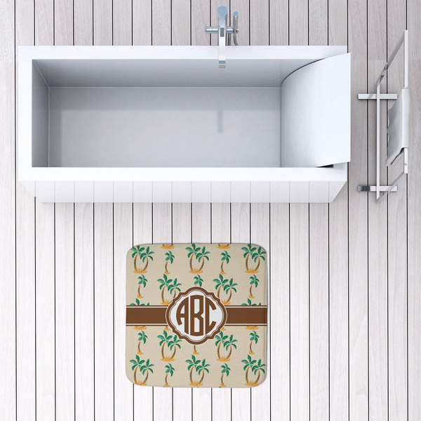 Palm Trees 48x48 Foam Memory Mat - LIFESTYLE