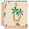 Palm Trees 6x6 Swatch of Fabric