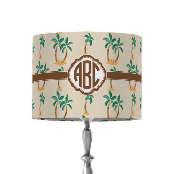 Custom Palm Trees 8" Drum Lamp Shade - Fabric (Personalized)