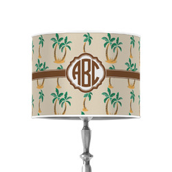 Palm Trees 8" Drum Lamp Shade - Poly-film (Personalized)