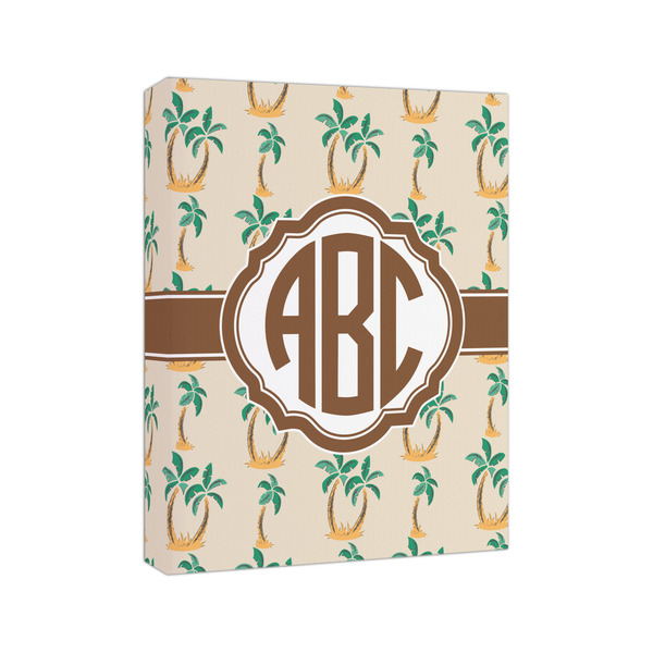 Palm Trees 8x10 - Canvas Print - Angled View