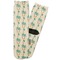 Palm Trees Adult Crew Socks - Single Pair - Front and Back