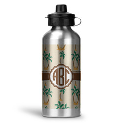 Palm Trees Water Bottle - Aluminum - 20 oz (Personalized)