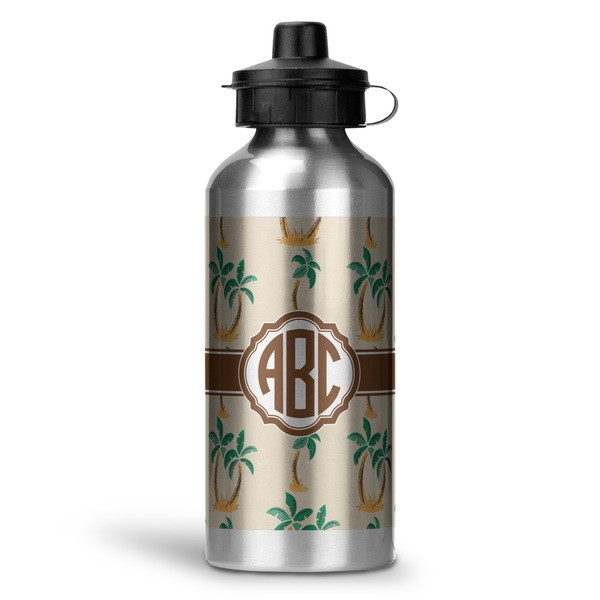 Custom Palm Trees Water Bottle - Aluminum - 20 oz (Personalized)