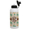 Palm Trees Aluminum Water Bottle - White Front