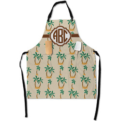 Palm Trees Apron With Pockets w/ Monogram