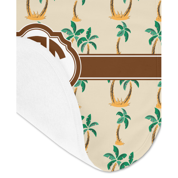 Palm Trees Baby Bib - AFT detail