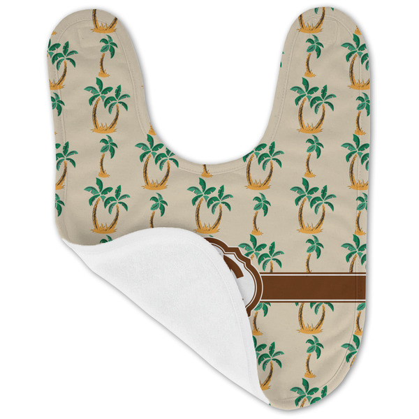Palm Trees Baby Bib - AFT folded