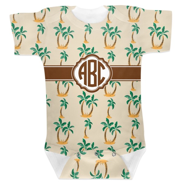 Custom Palm Trees Baby Bodysuit (Personalized)