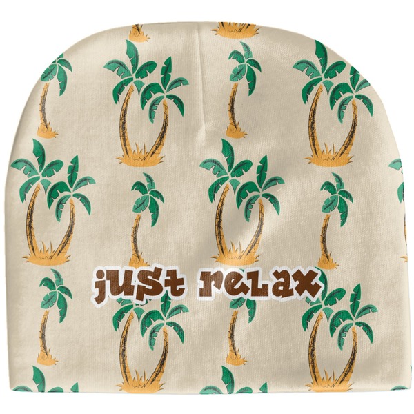 Custom Palm Trees Baby Hat (Beanie) (Personalized)