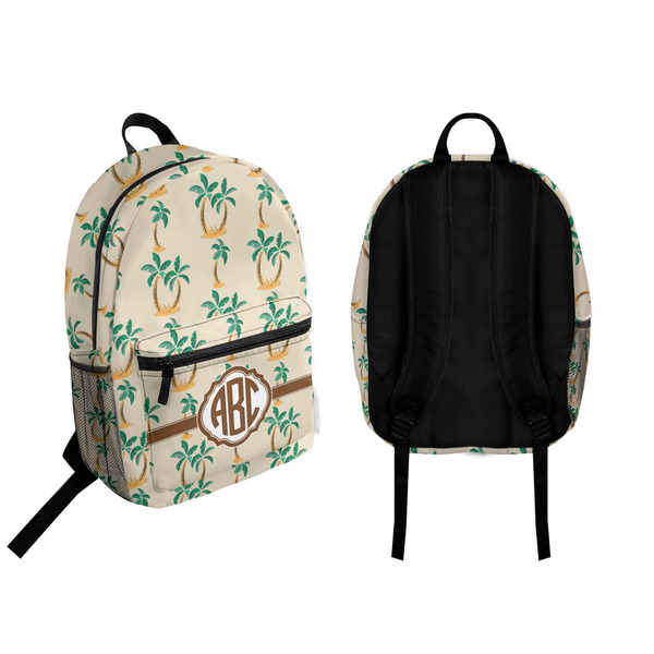 Palm Trees Backpack front and back - Apvl
