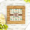 Palm Trees Bamboo Trivet with 6" Tile - LIFESTYLE