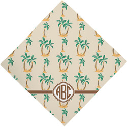 Palm Trees Dog Bandana Scarf w/ Monogram