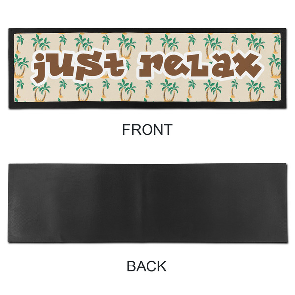 Palm Trees Bar Mat - Large - APPROVAL