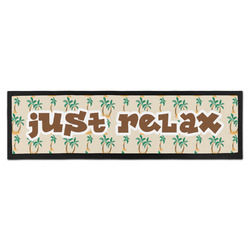 Palm Trees Bar Mat - Large (Personalized)