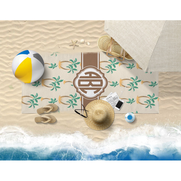 Palm Trees Beach Towel Lifestyle