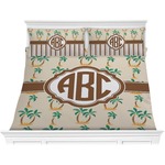 Palm Trees Comforter Set - King (Personalized)