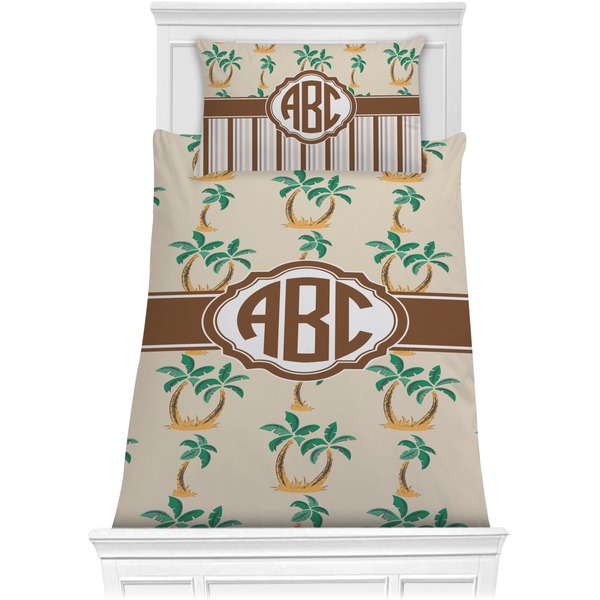 Custom Palm Trees Comforter Set - Twin XL (Personalized)