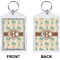 Palm Trees Bling Keychain (Front + Back)