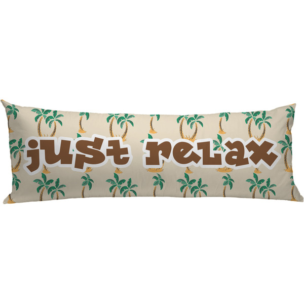 Custom Palm Trees Body Pillow Case (Personalized)