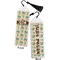 Palm Trees Bookmark with tassel - Front and Back
