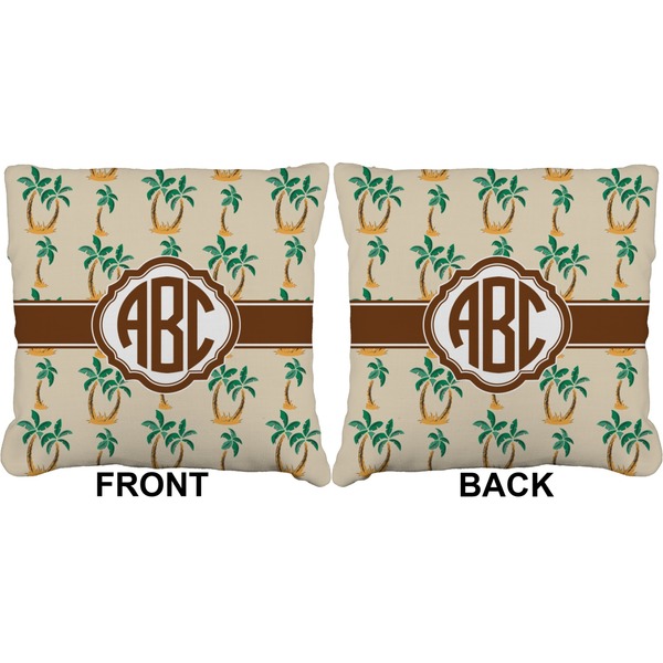 Palm Trees Burlap Pillow Approval