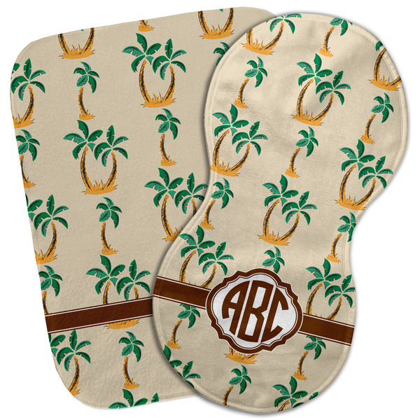 Custom Palm Trees Burp Cloth (Personalized)