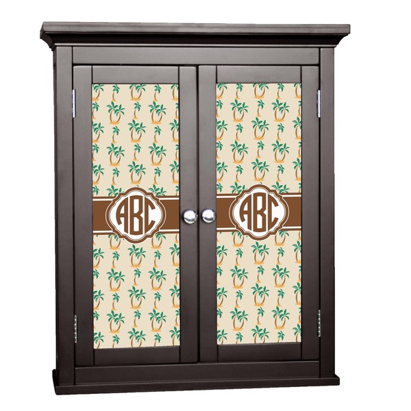 Custom Palm Trees Cabinet Decal - Small (Personalized)