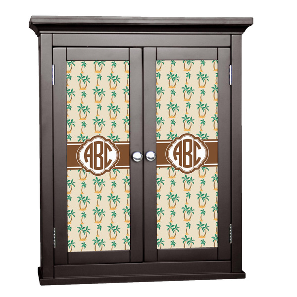Custom Palm Trees Cabinet Decal - Medium (Personalized)
