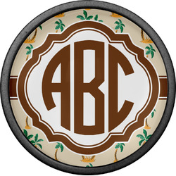 Palm Trees Cabinet Knob (Black) (Personalized)