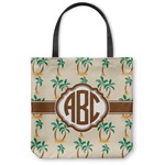 Palm Trees Canvas Tote Bag - Medium - 16"x16" (Personalized)