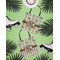 Palm Trees Canvas Tote Lifestyle Front and Back- 13x13
