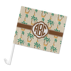 Palm Trees Car Flag - Large (Personalized)