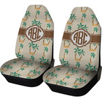 Palm Trees Car Seat Covers (Set of Two) (Personalized)