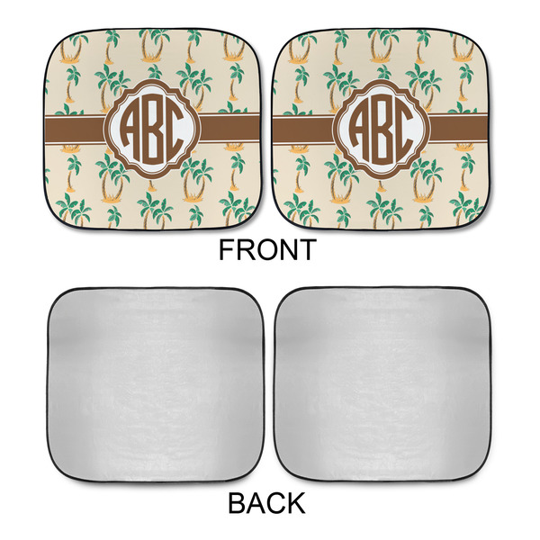 Palm Trees Car Sun Shades - APPROVAL