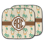 Palm Trees Car Sun Shade - Two Piece (Personalized)