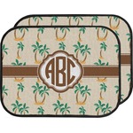 Palm Trees Car Floor Mats (Back Seat) (Personalized)