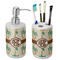 Palm Trees Ceramic Bathroom Accessories Set (Personalized)