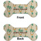 Palm Trees Ceramic Flat Ornament - Bone Front & Back (APPROVAL)