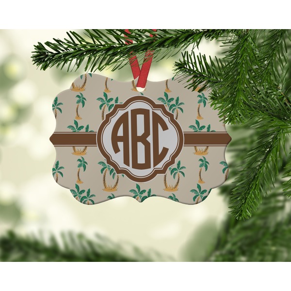 Palm Trees Christmas Ornament (On Tree)