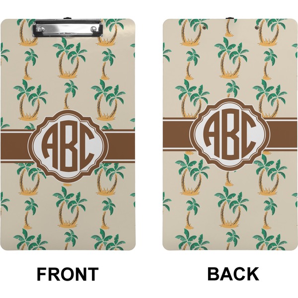 Palm Trees Clipboard (Legal) (Front + Back)